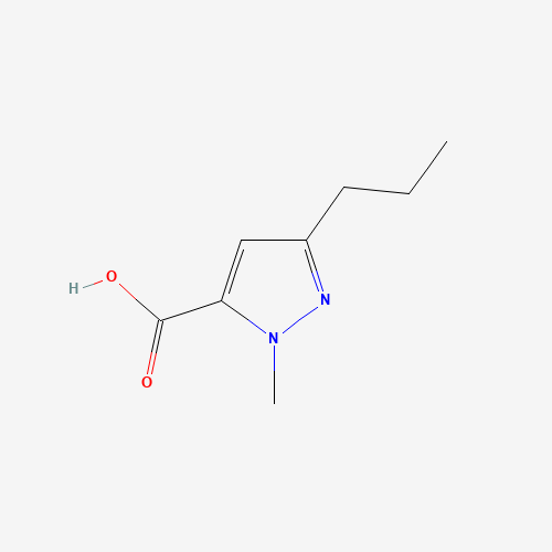139755-99-0 1-METHYL-3-PROPYLPYRAZOLE-5-CARBOXYLIC ACID chemical structure