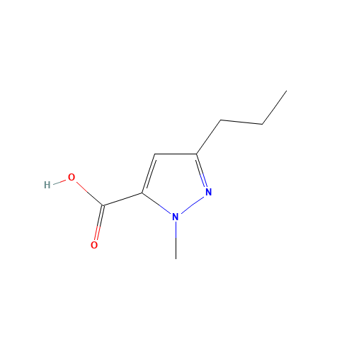 139755-99-0 1-METHYL-3-PROPYLPYRAZOLE-5-CARBOXYLIC ACID chemical structure