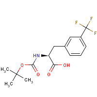 142995-31-1 BOC-L-3-Trifluoromethylphe chemical structure