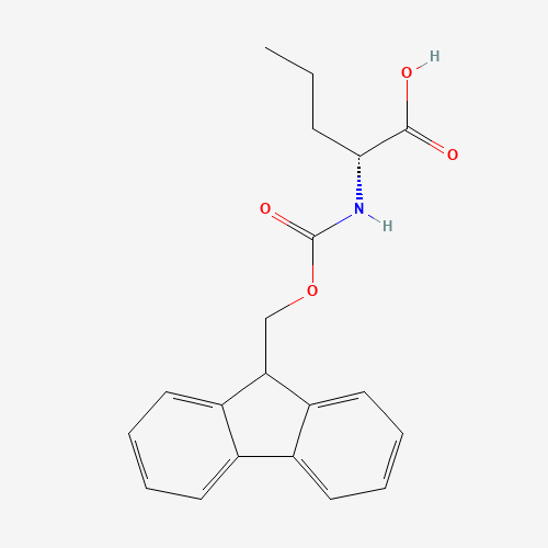 144701-24-6 FMOC-D-NVA-OH chemical structure