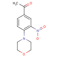 144783-46-0 1-(4-MORPHOLINO-3-NITROPHENYL)-1-ETHANONE chemical structure