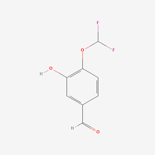 151103-08-1 4-Difluoromethoxy-3-hydroxybenzaldehyde chemical structure