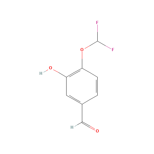 151103-08-1 4-Difluoromethoxy-3-hydroxybenzaldehyde chemical structure
