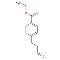 151864-81-2 3-(4-Carboethoxy)phenyl propanal chemical structure