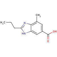 152628-03-0 4-Methyl-2-n-propyl-1H-benzimidazole-6-carboxylic acid chemical structure