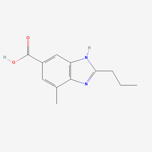 152628-03-0 4-Methyl-2-n-propyl-1H-benzimidazole-6-carboxylic acid chemical structure