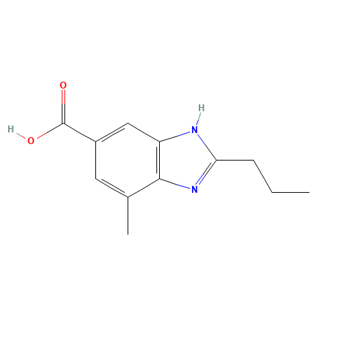152628-03-0 4-Methyl-2-n-propyl-1H-benzimidazole-6-carboxylic acid chemical structure