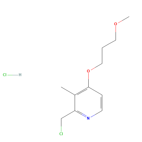 153259-31-5 2-Chloromethyl-3-methyl-4-(3-methoxypropoxy)pyridine hydrochloride chemical structure