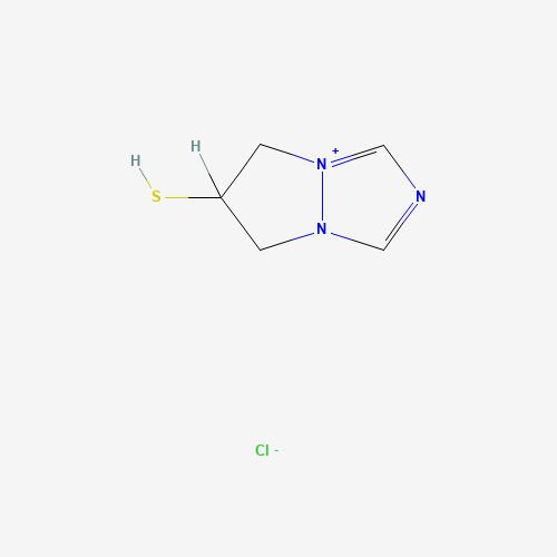 153851-71-9 6,7-Dihydro-6-mercapto-5H-pyrazolo[1,2-a][1,2,4]triazolium chloride chemical structure