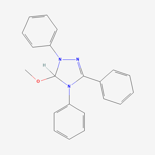 154643-41-1 5-METHOXY-1,3,4-TRIPHENYL-4,5-DIHYDRO-1H-1,2,4-TRIAZOLIN chemical structure