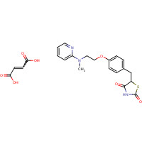 155141-29-0 Rosiglitazone maleate chemical structure