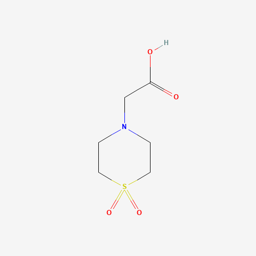 155480-08-3 (1,1-DIOXOTHIOMORPHOLINO)ACETIC ACID MONOHYDRATE chemical structure