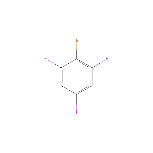 155906-10-8 2-Bromo-1,3-difluoro-5-iodobenzene chemical structure