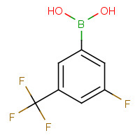 159020-59-4 3-FLUORO-5-(TRIFLUOROMETHYL)BENZENE BORONIC ACID chemical structure