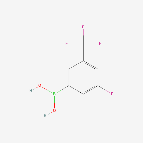 159020-59-4 3-FLUORO-5-(TRIFLUOROMETHYL)BENZENE BORONIC ACID chemical structure