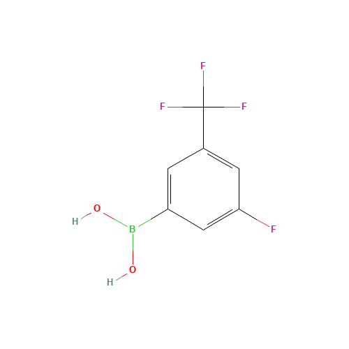 159020-59-4 3-FLUORO-5-(TRIFLUOROMETHYL)BENZENE BORONIC ACID chemical structure