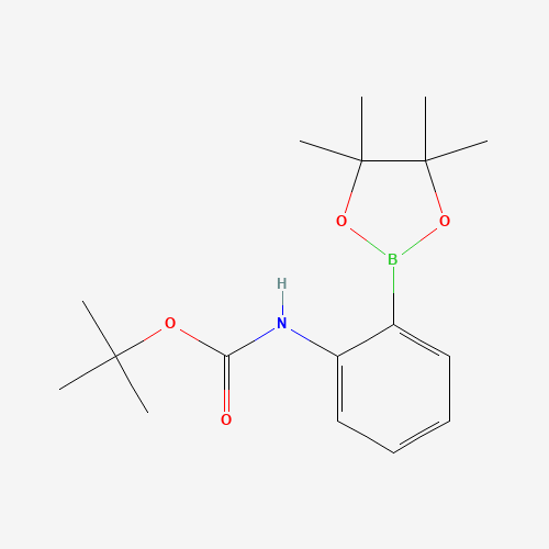 159624-15-4 (2-BOC-AMINOPHENYL)BORONIC ACID,PINACOL ESTER chemical structure