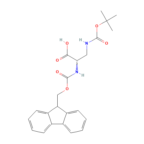 162558-25-0 N-Fmoc-N'-Boc-L-2,3-Diaminopropionic acid chemical structure
