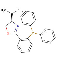 164858-78-0 (R)-(+)-2-[2-(DIPHENYLPHOSPHINO)PHENYL]-4-(1-METHYLETHYL)-4,5-DIHYDROOXAZOLE chemical structure