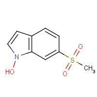 170492-47-4 1-HYDROXY-6-(METHYLSULFONYL)INDOLE chemical structure