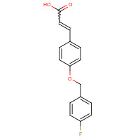 175136-19-3 3-(4-(4-FLUOROBENZYLOXY)PHENYL)ACRYLIC ACID chemical structure