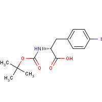 176199-35-2 BOC-D-4-IODOPHENYLALANINE chemical structure