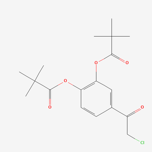 185448-73-1 2-CHLORO-3',4'-BIS(PIVALOYLOXY)ACETOPHENONE chemical structure