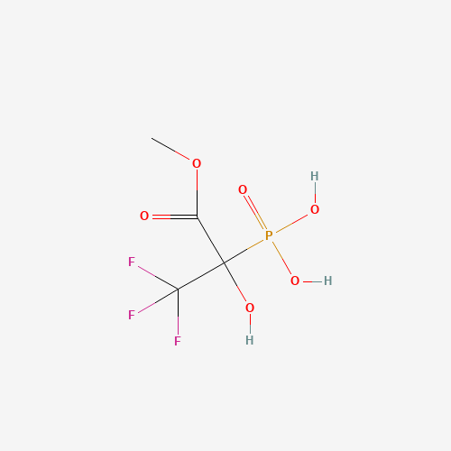 187653-39-0 3,3,3-TRIFLUORO-2-HYDROXY-2-PHOSPHONOPROPIONIC ACID METHYL ESTER chemical structure