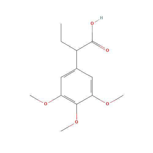 195202-06-3 (R/S)-2-(3,4,5-TRIMETHOXYPHENYL)BUTYRIC ACID chemical structure