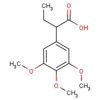 195202-08-5 (S)-2-(3,4,5-TRIMETHOXYPHENYL)BUTYRIC ACID chemical structure