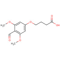 197304-21-5 4-(4-FORMYL-3,5-DIMETHOXYPHENOXY)BUTYRIC ACID chemical structure