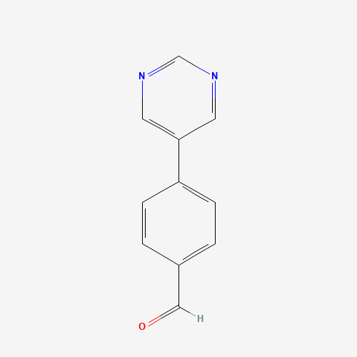 198084-12-7 4-(PYRIMIDIN-5-YL)BENZALDEHYDE chemical structure