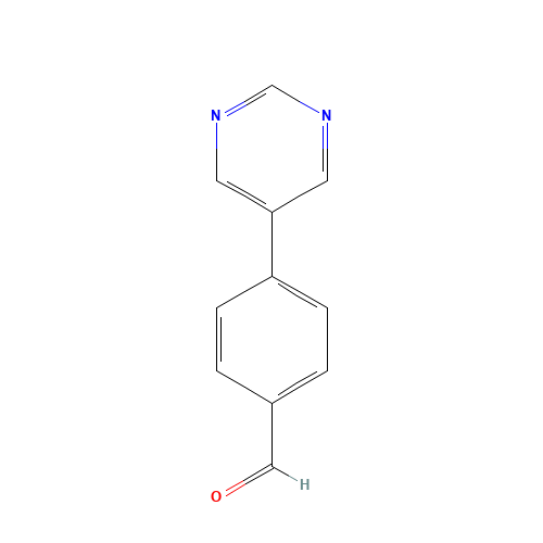 198084-12-7 4-(PYRIMIDIN-5-YL)BENZALDEHYDE chemical structure
