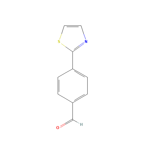 198904-53-9 4-(1,3-THIAZOL-2-YL)BENZALDEHYDE chemical structure