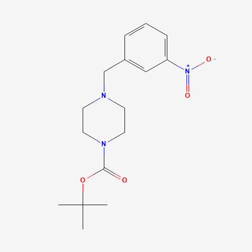 203047-33-0 TERT-BUTYL 4-(3-NITROBENZYL)PIPERAZINE-1-CARBOXYLATE chemical structure