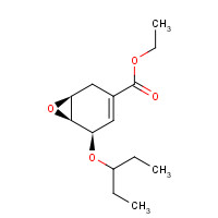 204254-96-6 (1S,5R,6S)-Ethyl 5-(pentan-3-yl-oxy)-7-oxa-bicyclo[4.1.0]hept-3-ene-3-carboxylate chemical structure