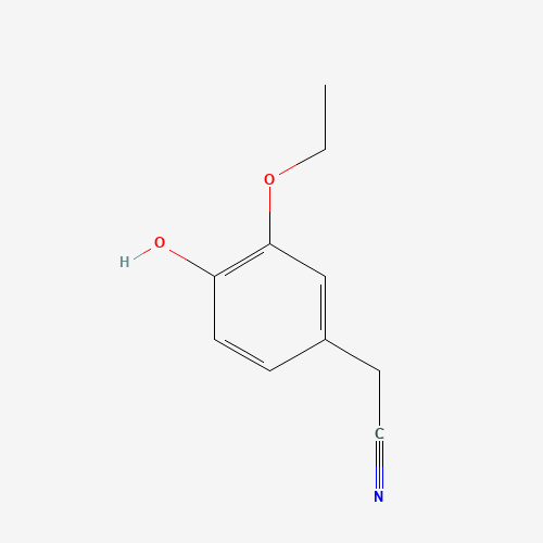 205748-01-2 3-ETHOXY-4-HYDROXYPHENYLACETONITRILE chemical structure