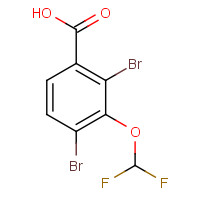 223595-28-6 2,4-DIBROMO-3-(DIFLUOROMETHOXY)BENZOIC ACID chemical structure
