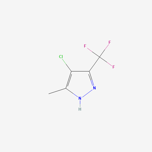 235106-12-4 4-CHLORO-3-TRIFLUOROMETHYL-5-(METHYL)PYRAZOLE chemical structure