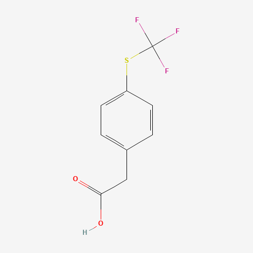 243977-23-3 4-(TRIFLUOROMETHYLTHIO)PHENYLACETIC ACID chemical structure