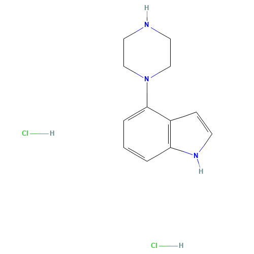 255714-24-0 4-(1-PIPERAZINYL)-1H-INDOLE DIHYDROCHLORIDE chemical structure