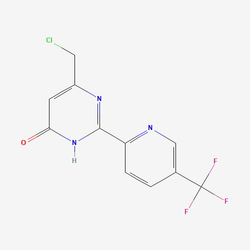 266679-42-9 6-(CHLOROMETHYL)-2-[5-(TRIFLUOROMETHYL)-2-PYRIDYL]PYRIMIDIN-4-OL chemical structure