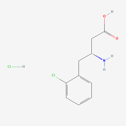 268734-28-7 (R)-3-AMINO-4-(2-CHLOROPHENYL)BUTANOIC ACID HYDROCHLORIDE chemical structure