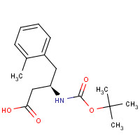 269398-80-3 BOC-(R)-3-AMINO-4-(2-METHYL-PHENYL)-BUTYRIC ACID chemical structure