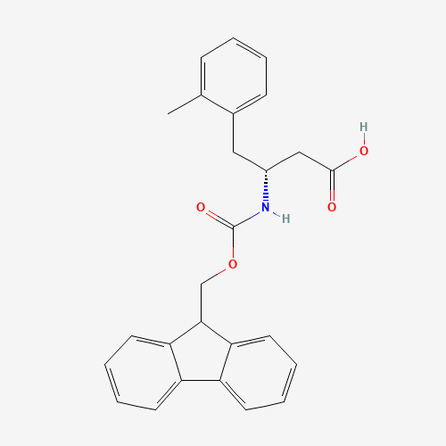 269398-81-4 FMOC-(R)-3-AMINO-4-(2-METHYL-PHENYL)-BUTYRIC ACID chemical structure
