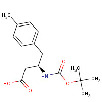 269398-85-8 BOC-(R)-3-AMINO-4-(4-METHYL-PHENYL)-BUTYRIC ACID chemical structure