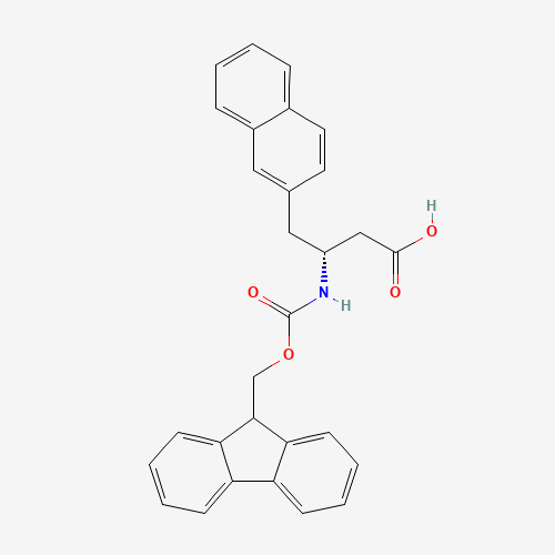 269398-91-6 FMOC-(R)-3-AMINO-4-(2-NAPHTHYL)-BUTYRIC ACID chemical structure