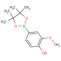269410-22-2 2-METHOXY-4-(4,4,5,5-TETRAMETHYL-1,3,2-DIOXABOROLAN-2-YL)PHENOL chemical structure