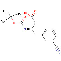269726-83-2 BOC-(R)-3-AMINO-4-(3-CYANO-PHENYL)-BUTYRIC ACID chemical structure