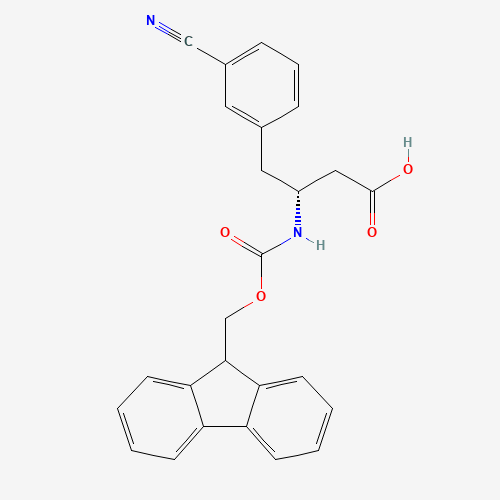 269726-84-3 FMOC-(R)-3-AMINO-4-(3-CYANO-PHENYL)-BUTYRIC ACID chemical structure